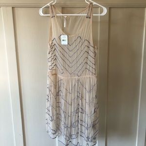 Free People Embellished Sheer Tunic